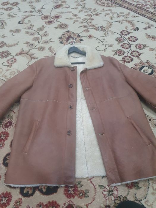 мужская натуральную дублёнку 50-52р