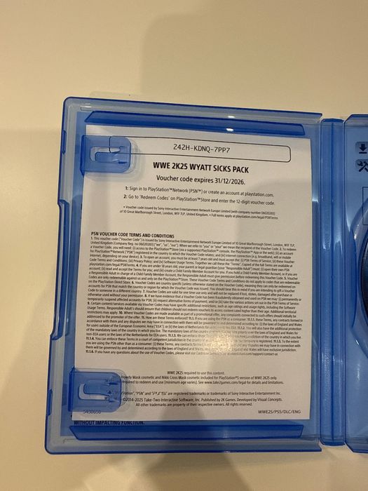 игра за PS5 WWE 2K25