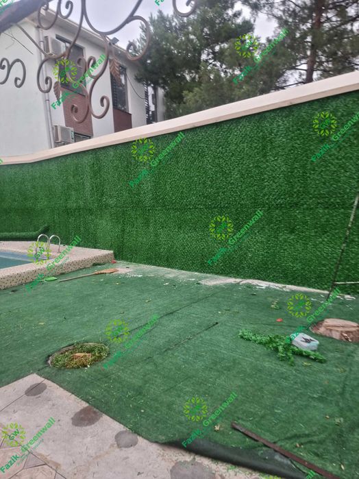 Yashil zabor | Green Wall | Dekorativ sun’iy  setka (3 yil kafolat)
