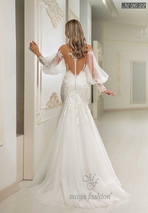 Rochie de mireasa Maya Fashion + cadou voal de 3 m