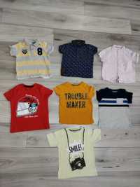 Lot 7 tricouri băiat vârstă 3-4 ani mărimea 104 Primark Mini Rebel