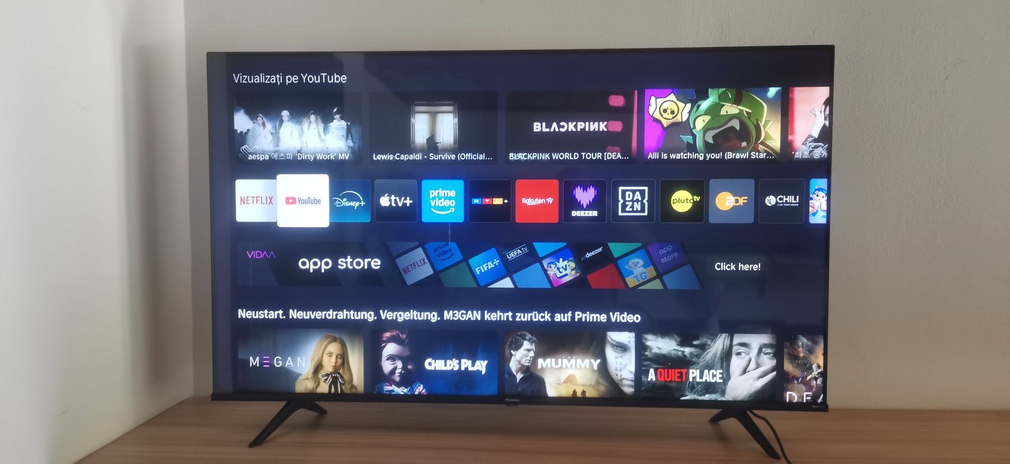 DLED 140 Cm SMART 4K UHD HDR Hisense. 55A6EG, Am și Alte Mărimi Mărci