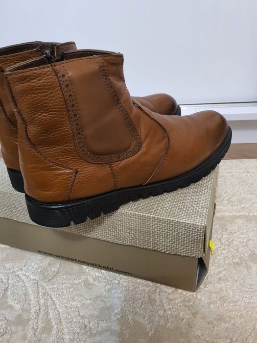 Ghete piele îmblănite nr 44 nu boss nu gant nu polo