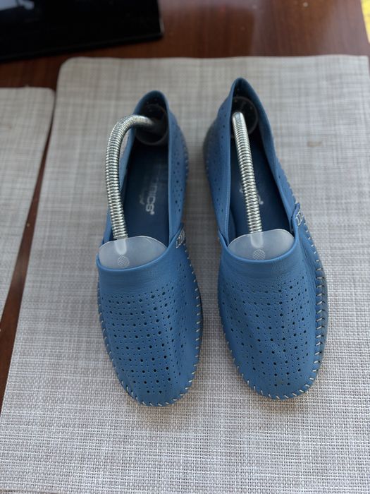 Espadrile piele naturala bleo marime 39