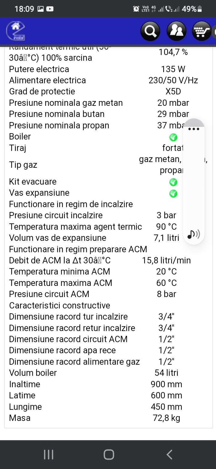 Centrala termica  condensare  Immergas Vitrix Zeus Superior  32kw