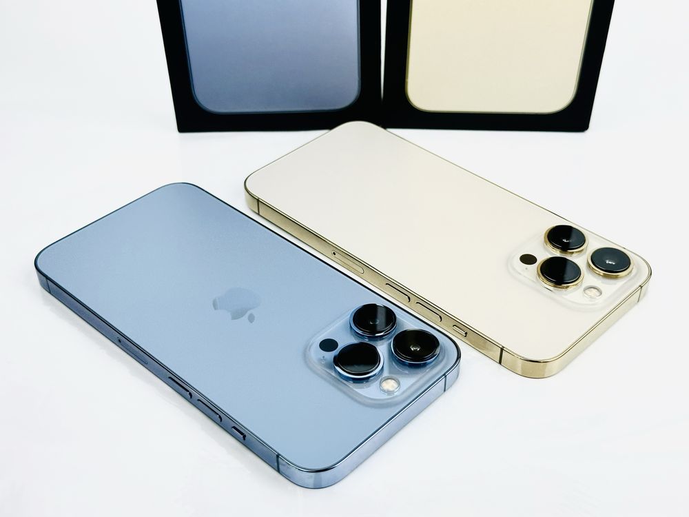 Apple iPhone 13 Pro 128GB Sierra Blue / Gold 93% Батерия! Гаранция!
