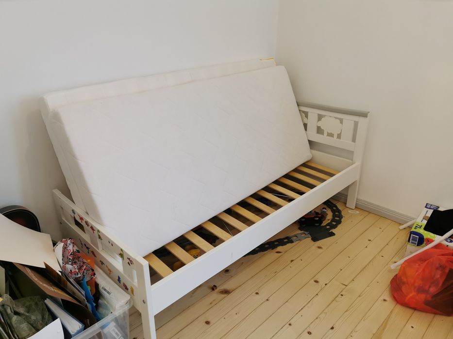 Легло Kritter на IKEA с преграда и с 2 матрака 160х70