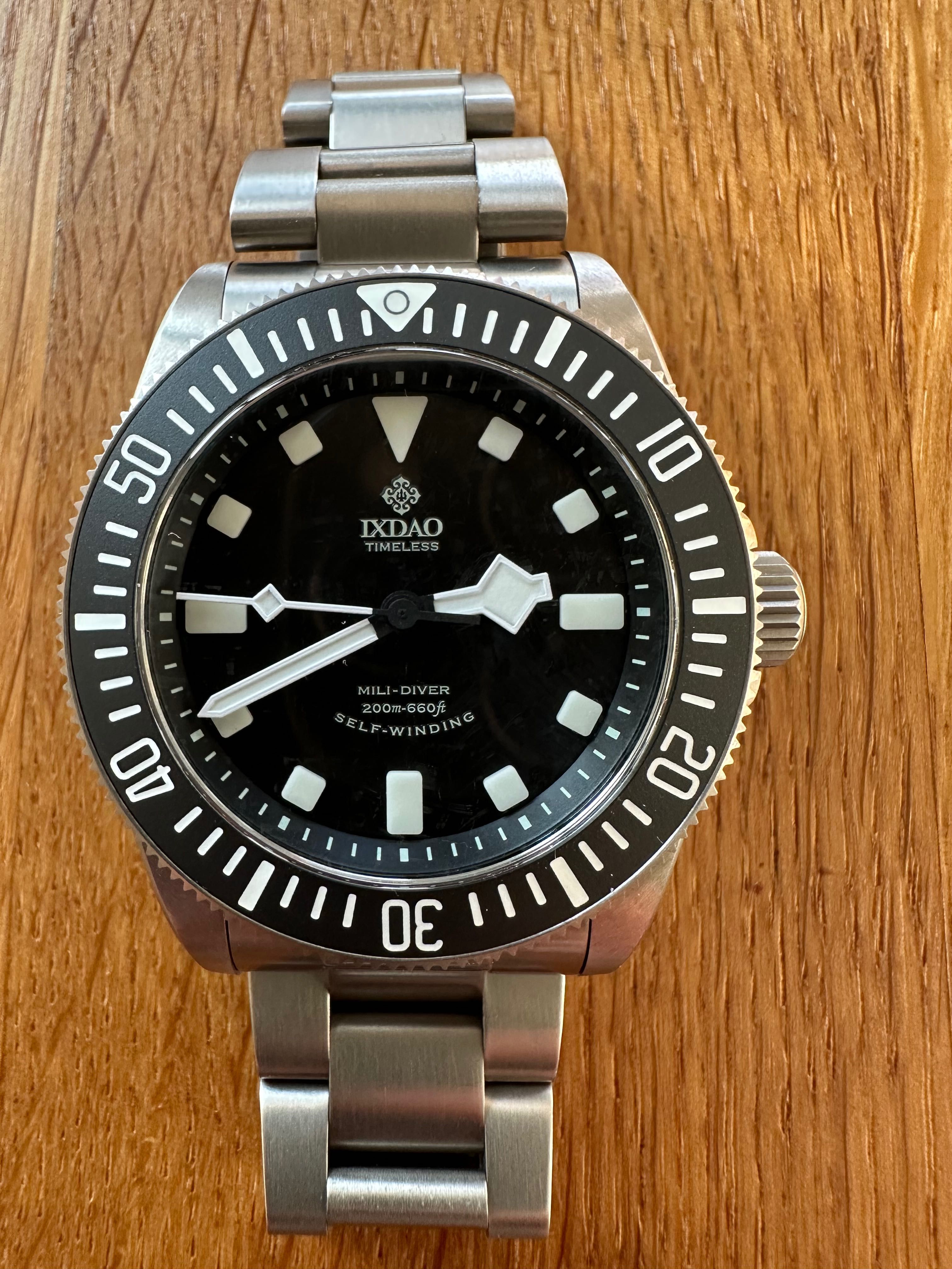Часовник IX&DAO Titanium Pelagos 39 Homage