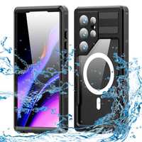 Husa antisoc 360 waterproof iPhone 15 Pro Max 14+ Galaxy S24 Ultra S23