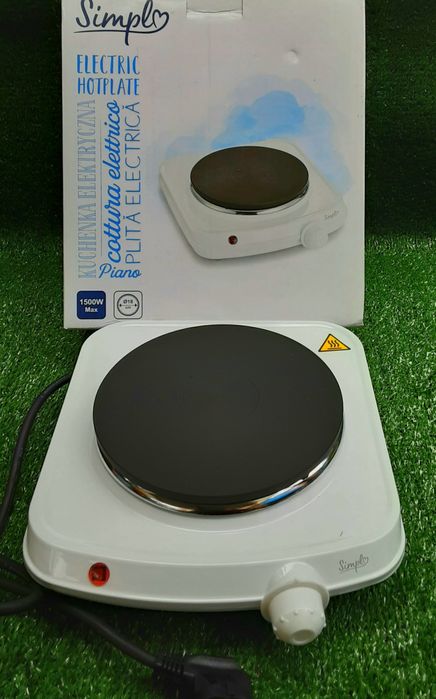 Plita electrică 1500 W,Termostat,⊙18 Cm NOUĂ - 65 Lei