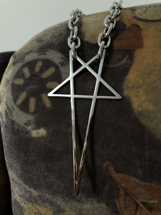 Punklry Pentagram Chain