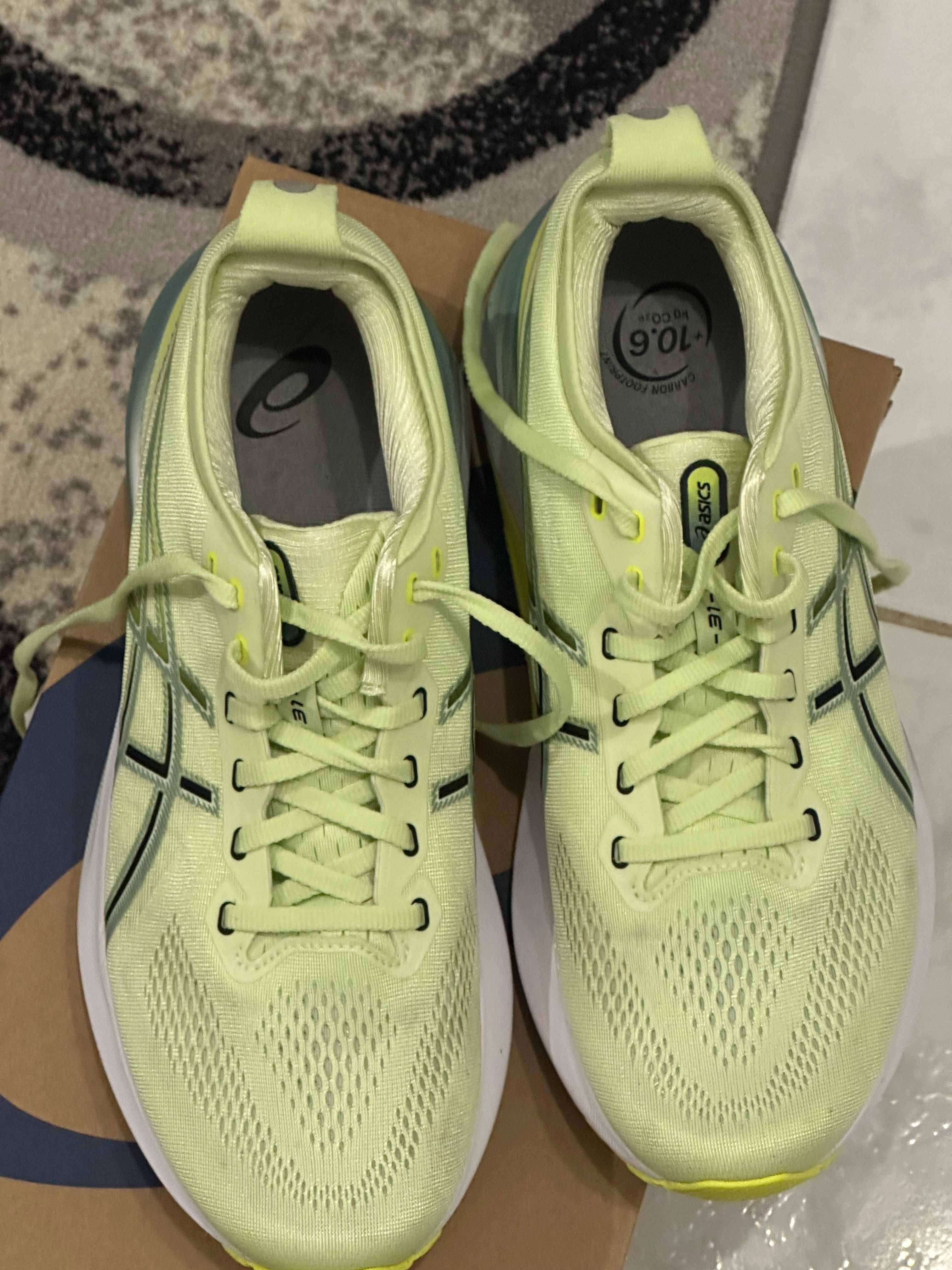 Обувки ASICS Gel Kayano 31 Stability - 44.5, Мъжки, Зелени - Като Нови