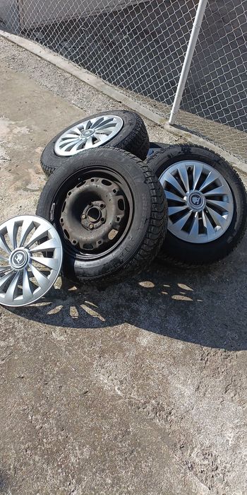 Зимни Гуми с Джанти 14" 5х100 Skoda Seat VW Audi