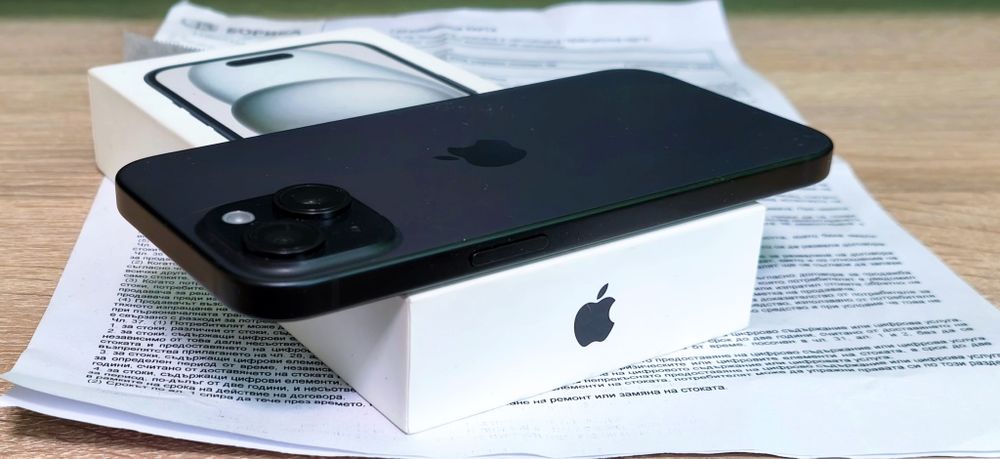iPhone 15 30м. Гаранция Като нов