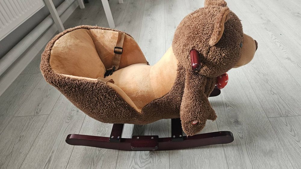 Детска люлка плюшено мече Тони