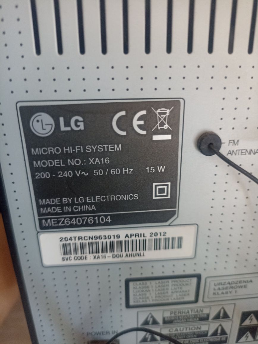 Мини музикална система LG XA16