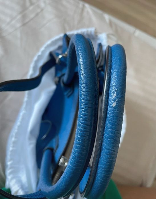 Geanta Michael Kors Mercer studio small electric blue noua cu eticheta