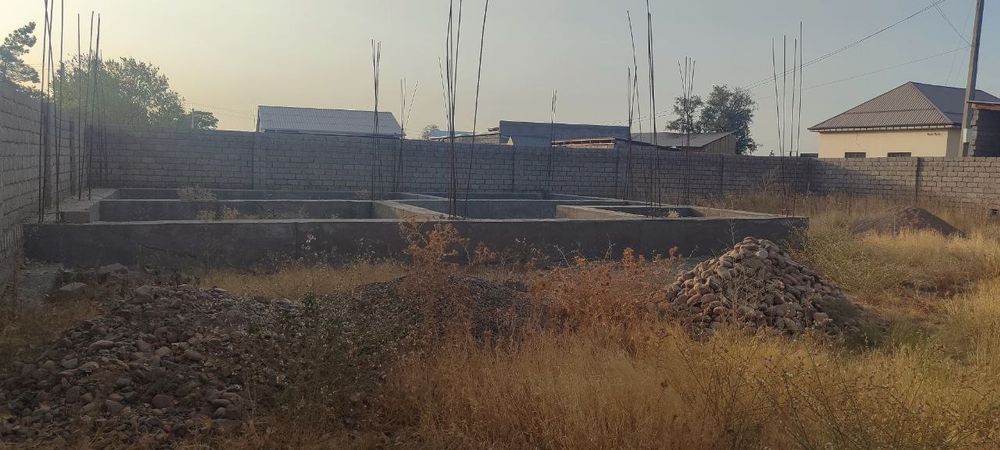 Продаётся земля Бургулюк 12 соток,дом коробка