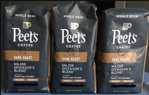 Продаётся зерновой кофе из Америки (Peet's coffee) (900 гр)