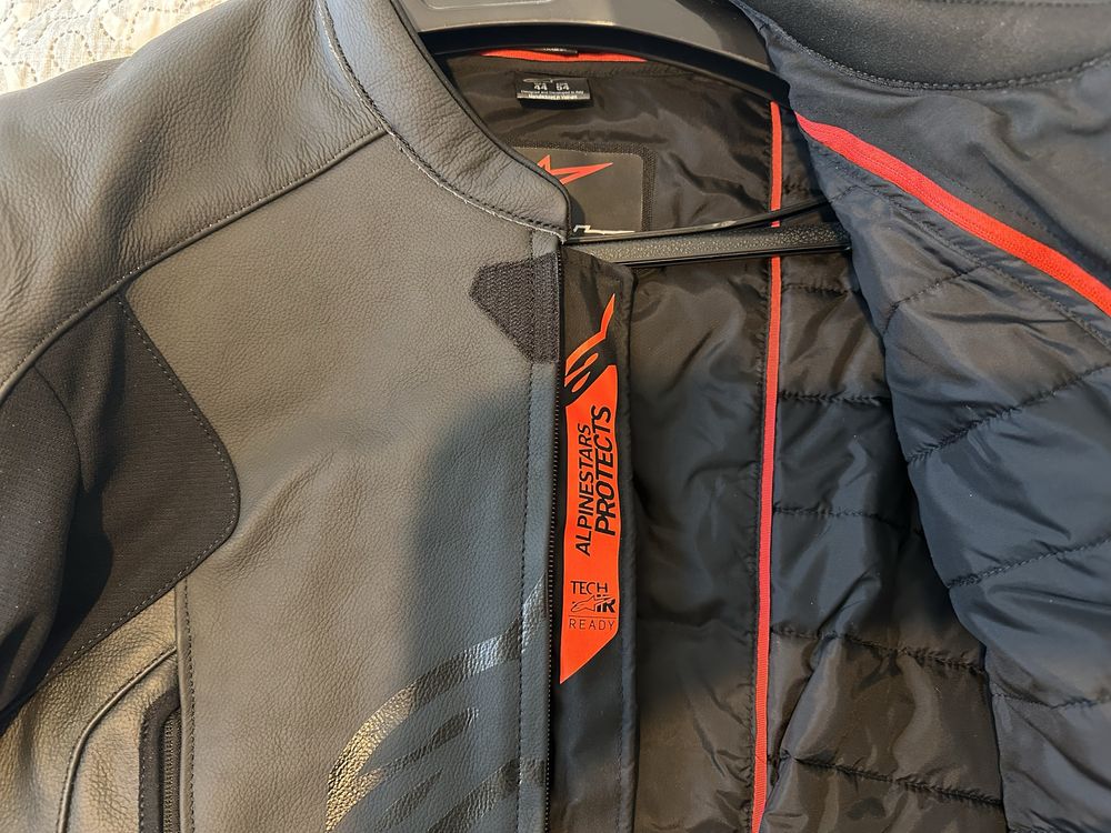 Мото яке Alpinestars кожено