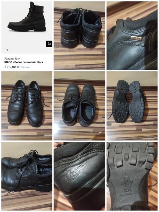 Ghete Solomon, mărimea 39-40 bocanci Panama jack mărimea 46/47