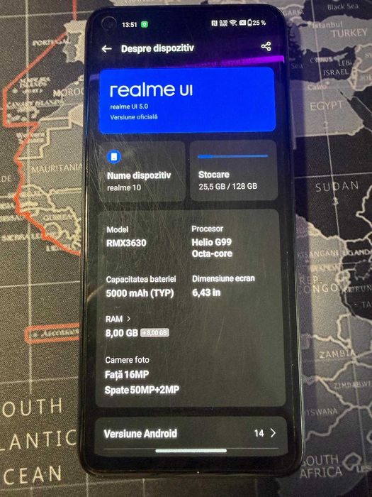 Realme 10 / 128GB Stocare / 8 + 8 GB RAM