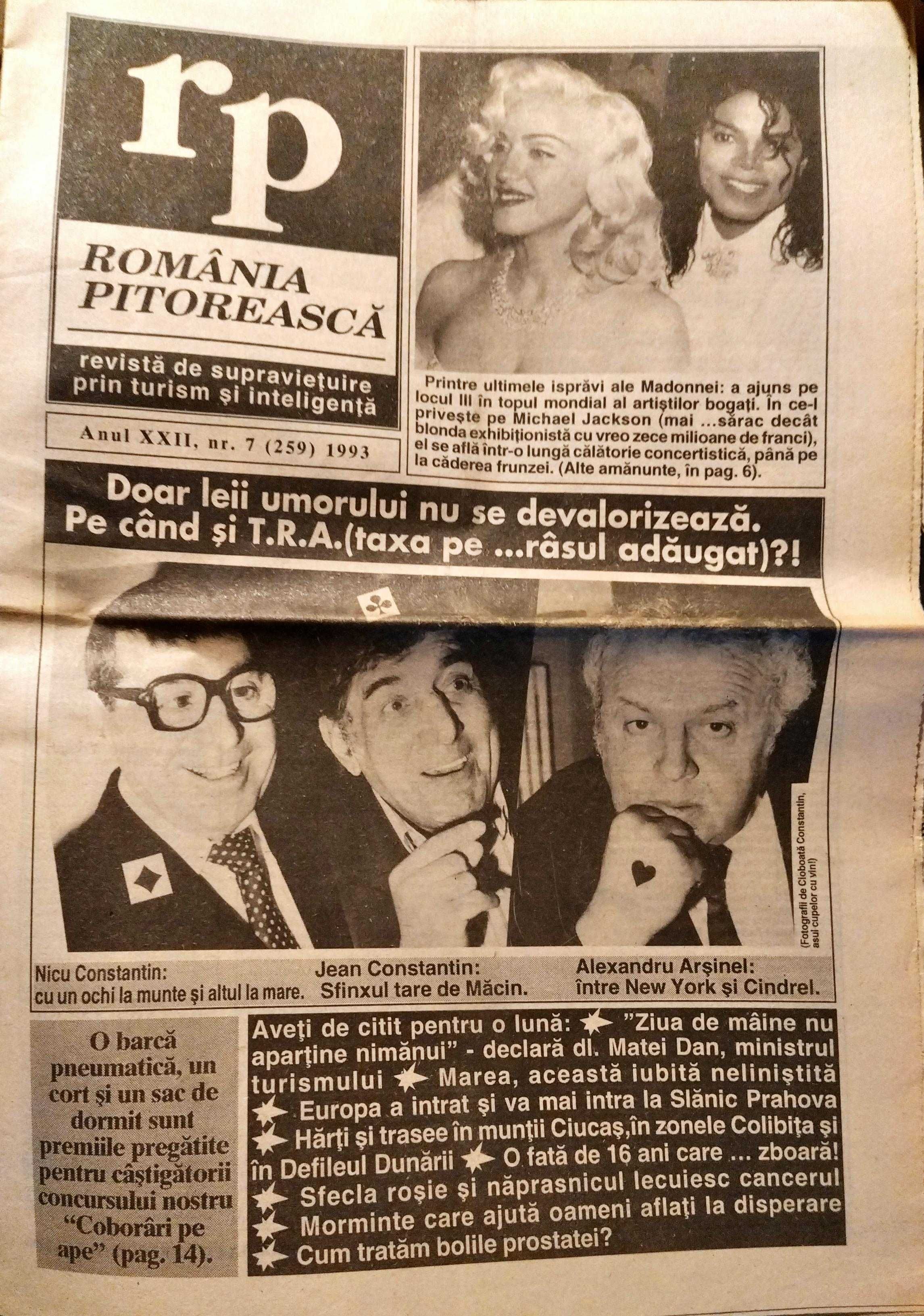 Revista Romania Pitoreasca -  21 de numere din 1992, 1993, 1994