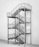 Scari de exterior si interior galvanizate industrial