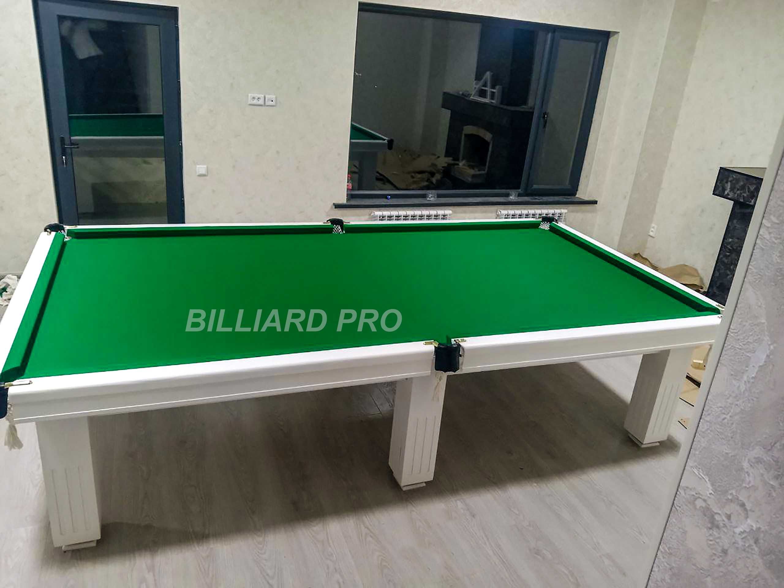 Бильярд, bilyard, хайтек, белый, 11ф 320х160см, billiard