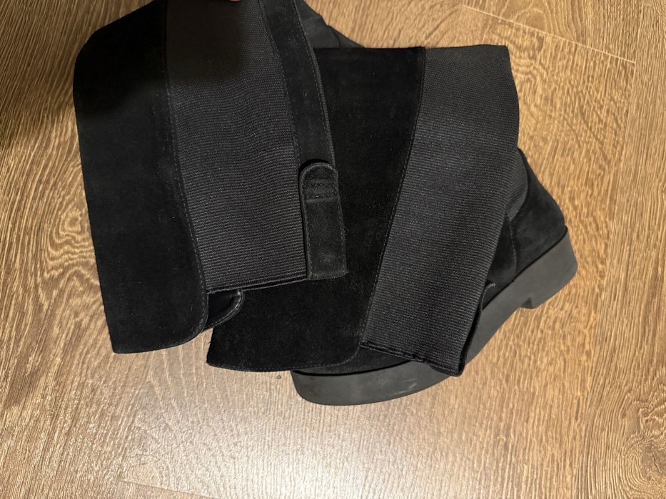 Cizme piele intoarsa musette