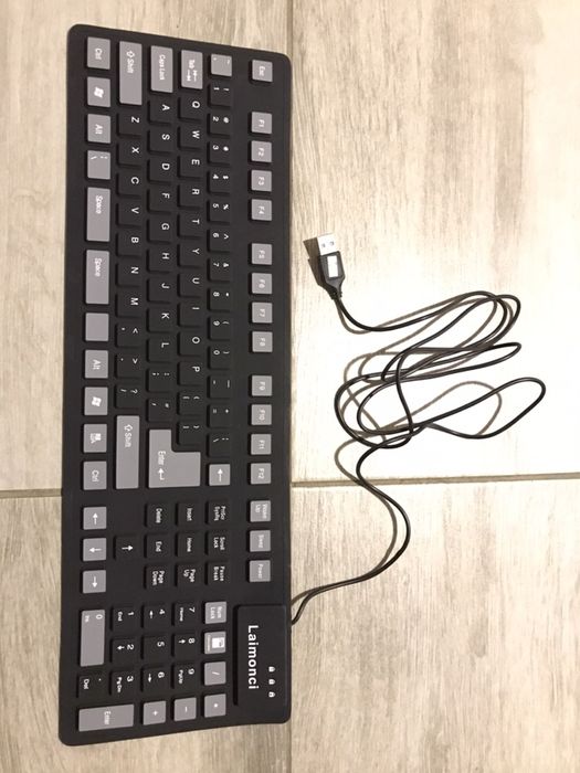 Vand keyboard pc flexibil din cauciuc.