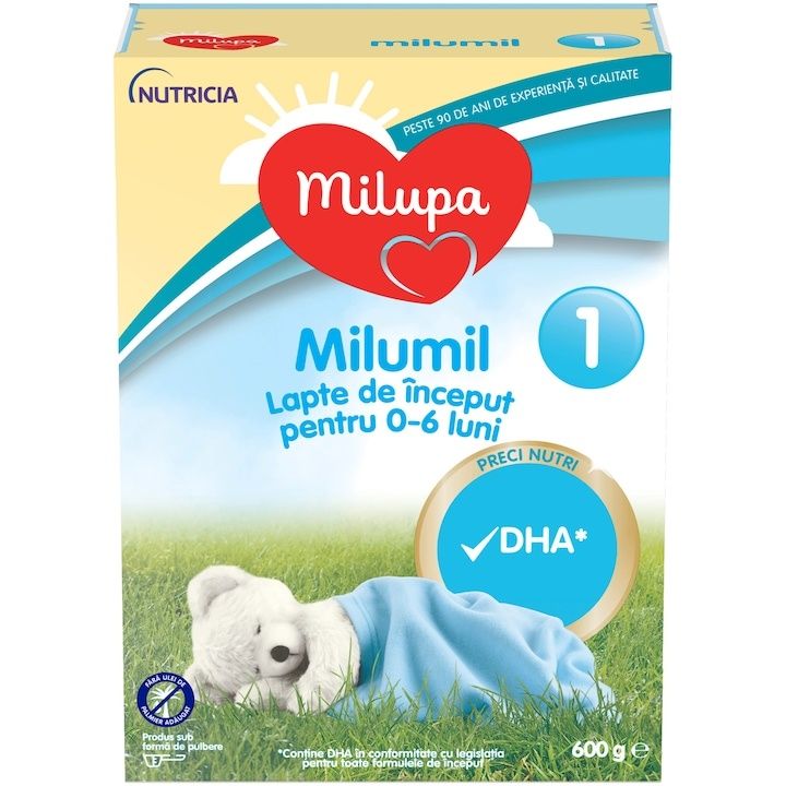 Lapte praf bebelusi Milupa Milumil 1