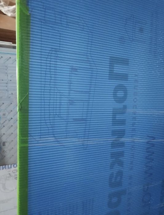 Сотовый поликарбонат Прозрачный Пластиковый Шифер Полигаль Профнастил