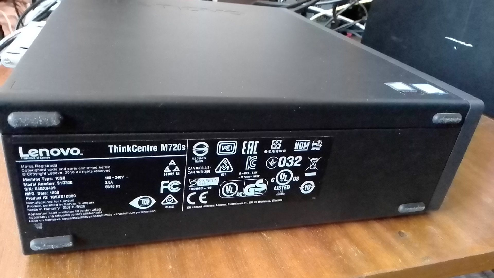 Lenovo M720s i5 8500, 16gb ram, ssd 512gb, hdd 250gb, WiFi  BT