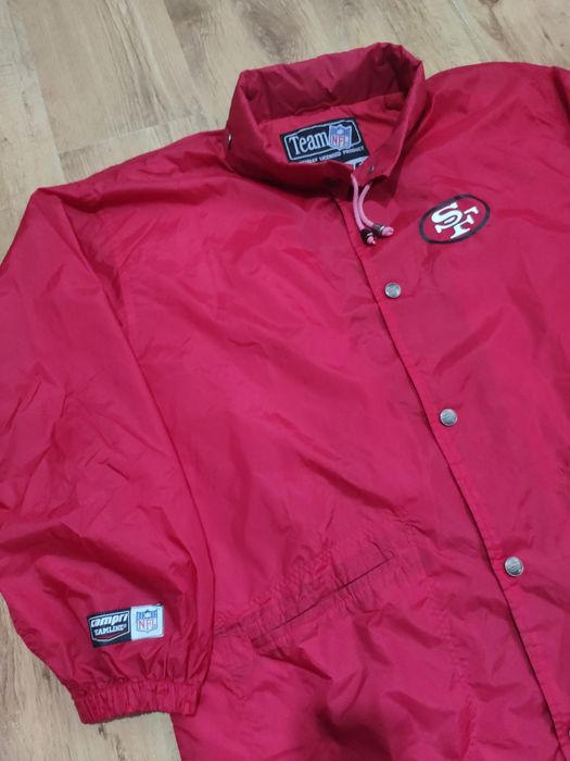 Geaca vintage NFL Campri Teamline San Francisco 49ers mărimea XL/XXL