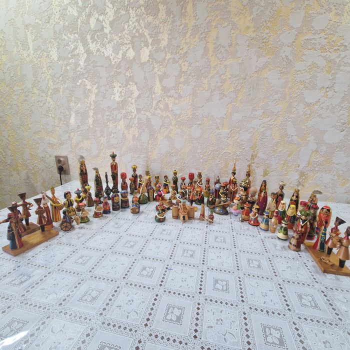 Антикварные шамаханские колекционные фигурки статуэтки