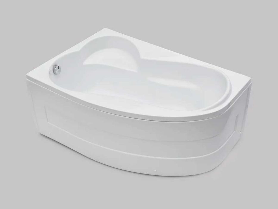 Cada baie colt asimetrica west ana 140x90x61 cu masca si suport