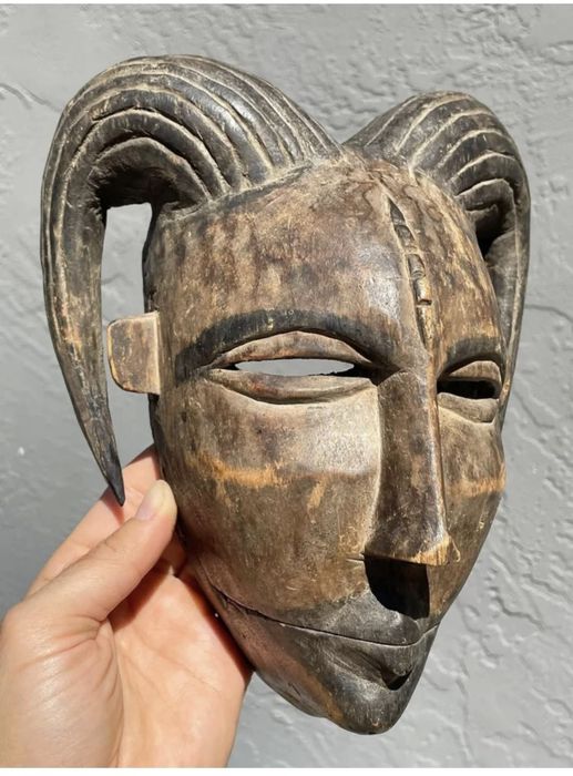 081251-Masca africana Ogoni autentica rituala - etnografie Africa