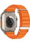 Curea Husa Nylon Double Metal Double Compatibila Ceas Apple Watch