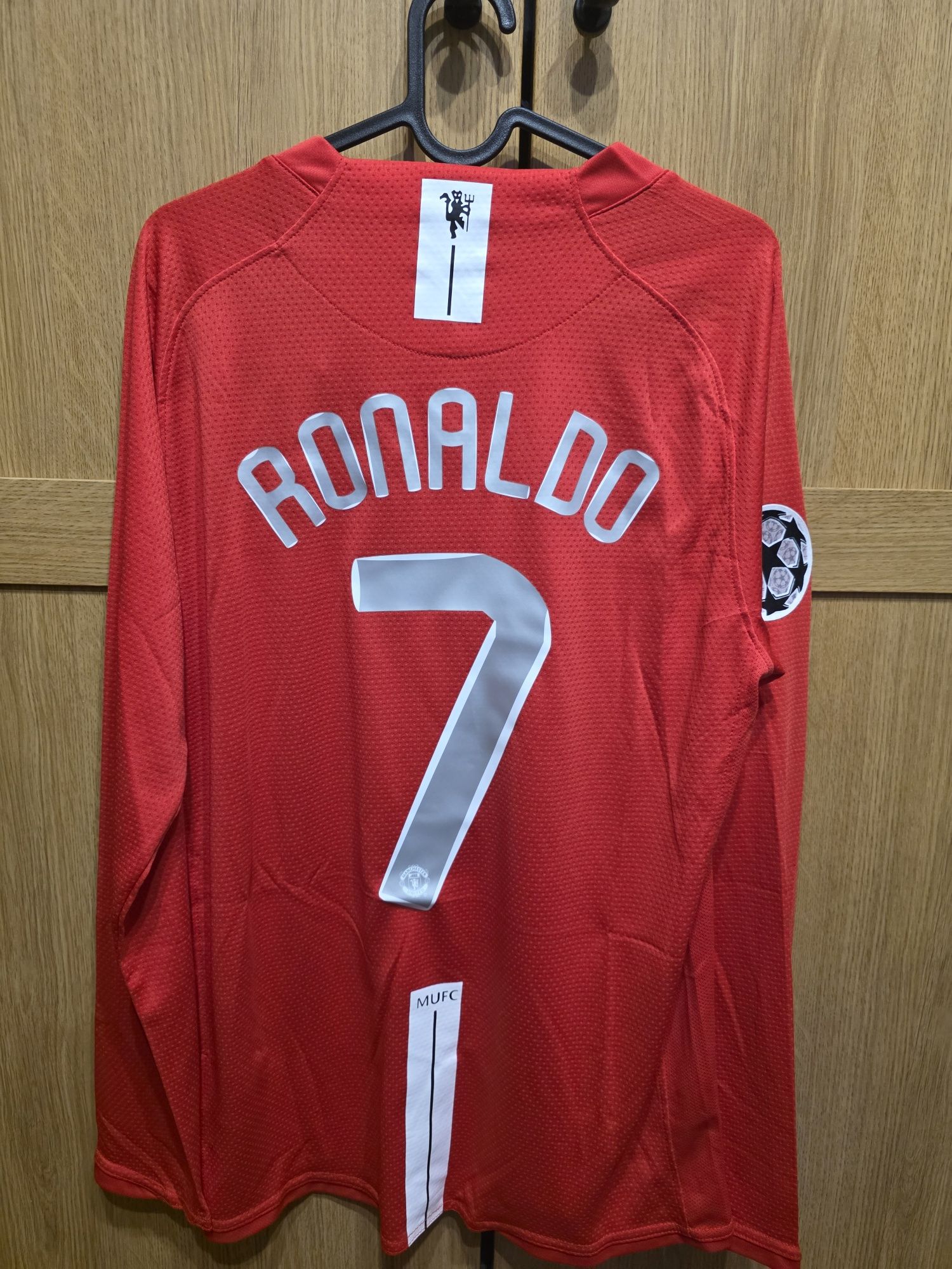 Tricou Manchester United Ronaldo finala 2008 long sleeve