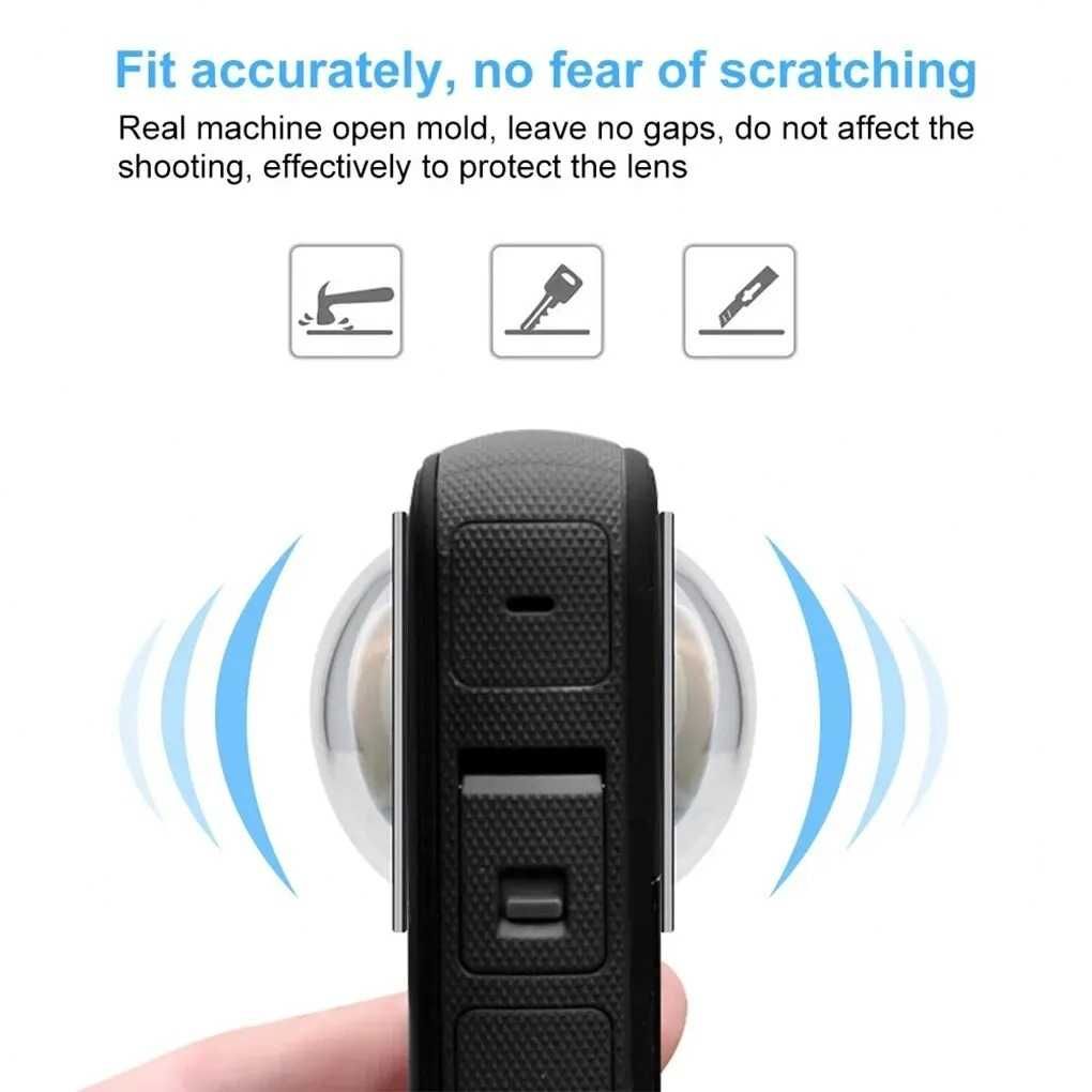 Protectie obiective lentile sticky lens pt camera actiune Insta360 X4