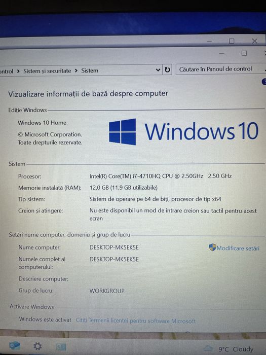Laptop Asus Republic of Gamers, procesor i7, GTX , ssd ,