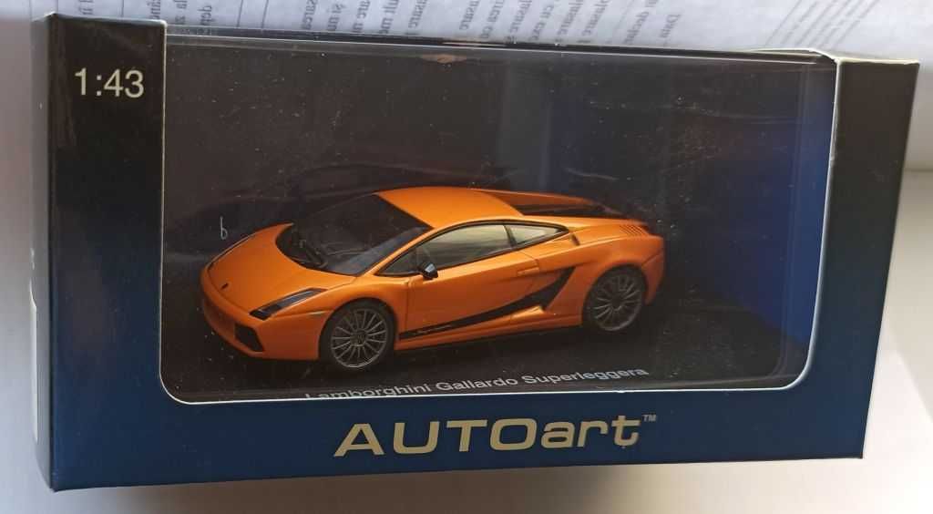 Macheta Lamborghini Gallardo LP 560-4 2008 portocaliu - AutoArt 1/43