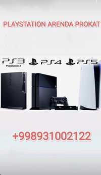 PLAYSTATION 3/4/5 PS3-PS4-PS5  arenda аренду prakat prokat прокат