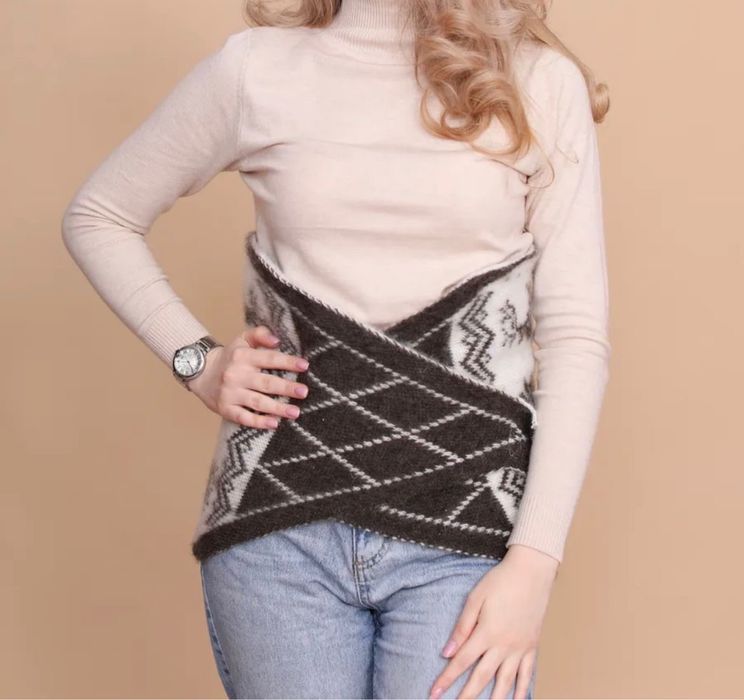 Шерстяной тёплый пояс