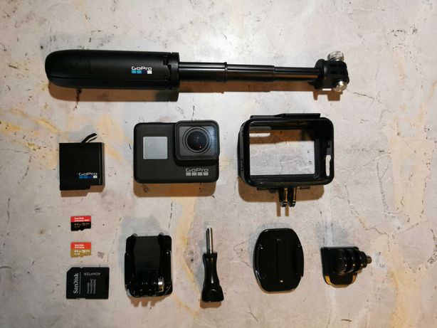 Camera GoPro HERO7, 4K, GPS, Black Edition + SanDisk si Trepied Shorty