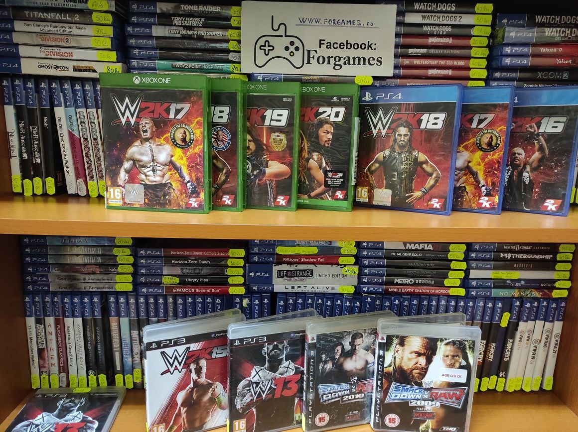 jocuri consola WWE 2k20, 2k19, 2k18 PS4 Xbox One 2k15 13 PS3 Wrestling