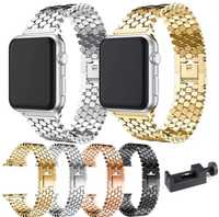 Curea Husa Metalia Clips Ceas Compatibila Apple Watch Iphone