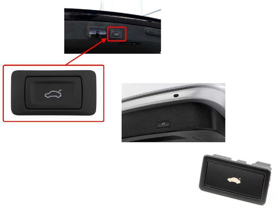 Бутони за отваряне и затваряне багажник VW Polo,Jetta,Audi A4,A6,A7,A8