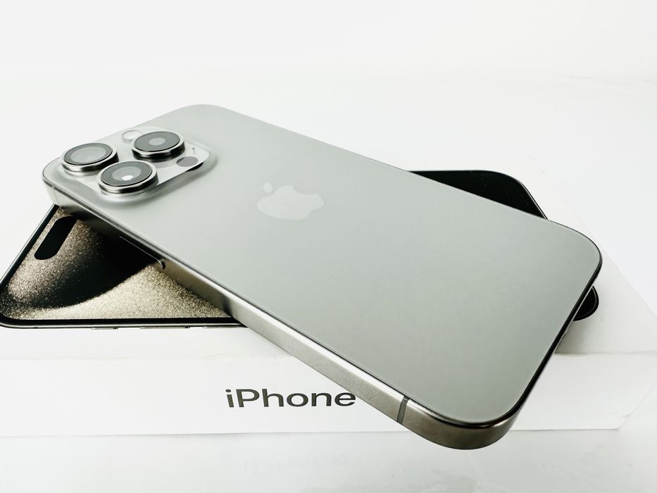 Apple iPhone 15 Pro Max 256GB Natural Titanium 90% Батерия! Гаранция!